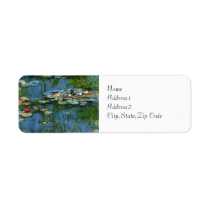 Étiquette Les nénuphars par Monet