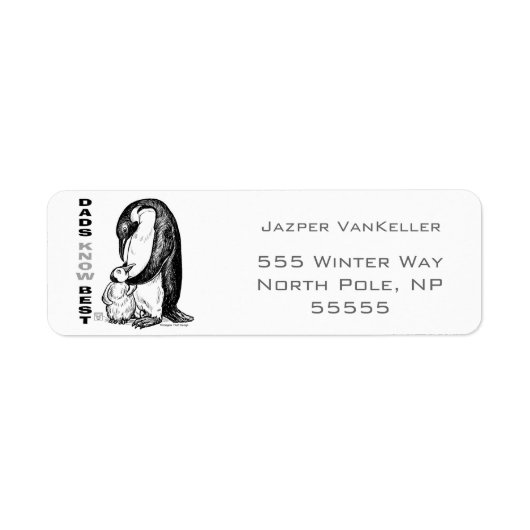 Étiquette Les papas connaissent mieux (Devant)