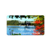 Étiquette Les saisons changent naturellement (Devant)