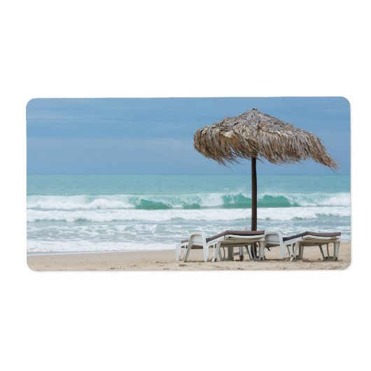 Étiquette Les salons sur la plage (Devant)