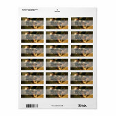 Étiquette Les Trois Petits Cochons (Feuille entière)