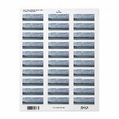 Étiquette Les vues sur le lac (Feuille entière)