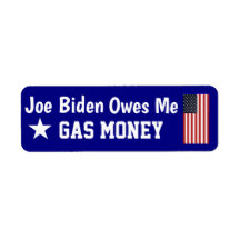 L'étiquette Biden me doit de l'argent pour l'essen