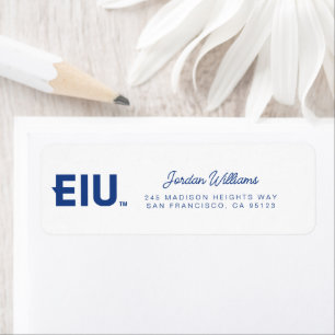 Étiquette LETTRE bloc EIU