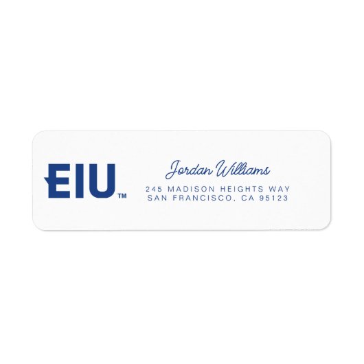 Étiquette LETTRE bloc EIU (Devant)