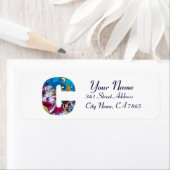 ÉTIQUETTE LETTRE C DE NOËL / MONOGRAM PÈRE NOËL INSPIRÉ (En situation)