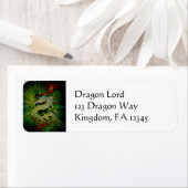 Étiquette Lettres de dragon de feu (En situation)