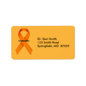 Étiquette leucémie (Devant)