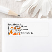 Étiquette Leucémie du mari Angel 2 (En situation)