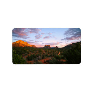 Étiquette Lever du matin Sedona Arizona Désert