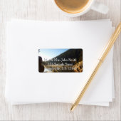 Étiquette Lever du soleil au lac Dream (En situation)