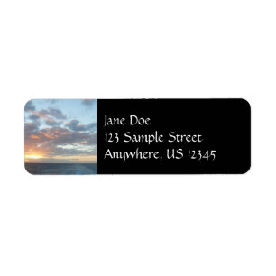 Étiquette Lever du soleil sur Sea I Pastel Seascape