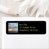 Étiquette Lever du soleil sur Sea I Pastel Seascape (En situation)