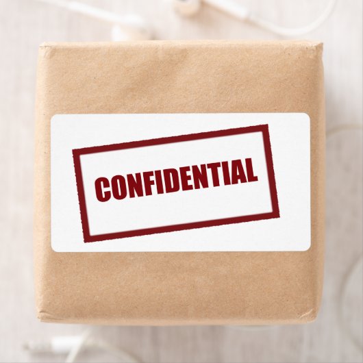 Étiquette LG confidentiel (En situation)