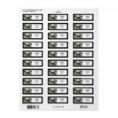 Étiquette L'Hippo Et L'Oiseau (Feuille entière)