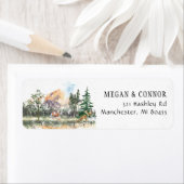 Étiquette L'hiver dans À feuillage persistant Woods Retourne (En situation)