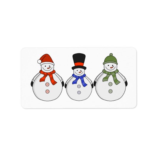 Étiquette L'hiver des neiges est arrivé (Devant)