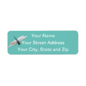 Étiquette libellule (Devant)