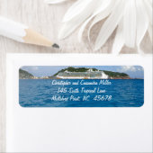 Étiquette Liberté à Saint-Martin Personnalisé (En situation)