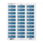 Étiquette Liberté à Saint-Martin Personnalisé (Feuille entière)