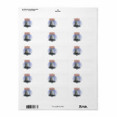 Étiquette Liberty Bell (Feuille entière)