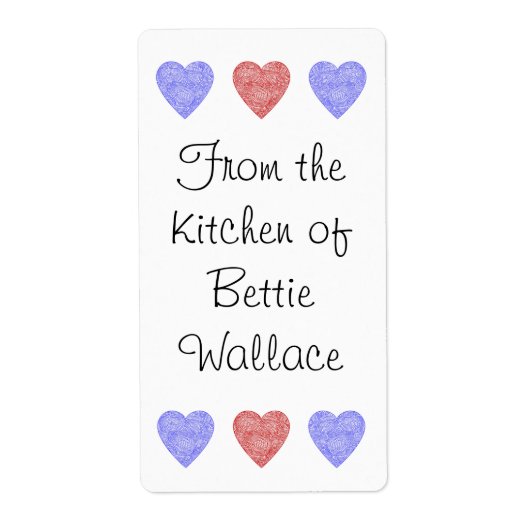 Étiquette Ligne (Devant)