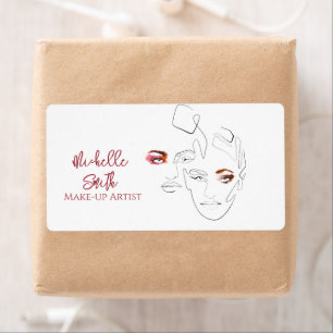 Étiquette Ligne art Mode maquillage, maquillage marque artis