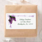 Étiquette Lilac (En situation)