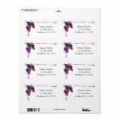 Étiquette Lilac (Feuille entière)