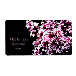étiquette lilas de savon d'imaginaire