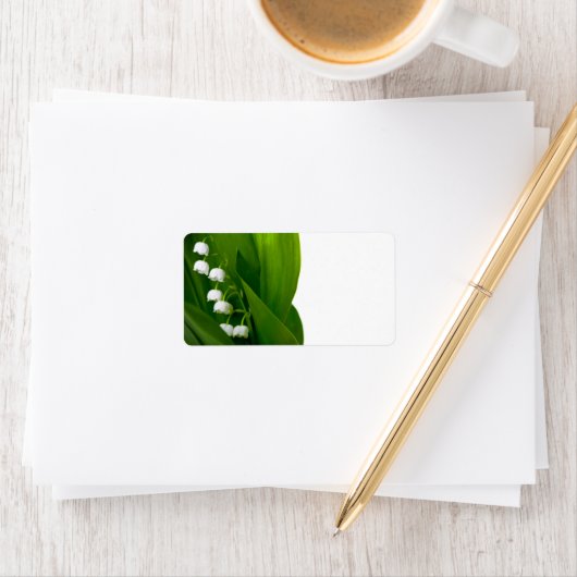 Étiquette Lily De La Vallée (En situation)