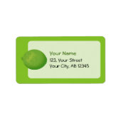 Étiquette Lime (Devant)