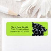 Étiquette Lime faciale de Carlin noir (En situation)