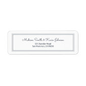 Étiquette Limite simple de l'adresse de retour de script (Devant)