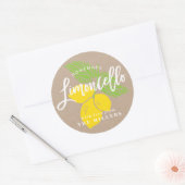 Étiquette Limoncello, citron (Enveloppe)