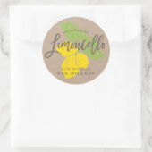 Étiquette Limoncello, citron (Sac)