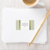 Étiquette Lin à chaux-W rayé (En situation)