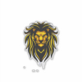 étiquette lion (Devant)