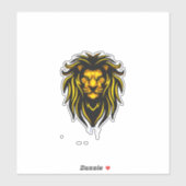 étiquette lion (Feuille)