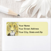 Étiquette Lion africain (En situation)