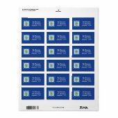 Étiquette Lion de Juda Emblème Jérusalem hébreu (Feuille entière)