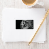 Étiquette Lion merveilleux (En situation)
