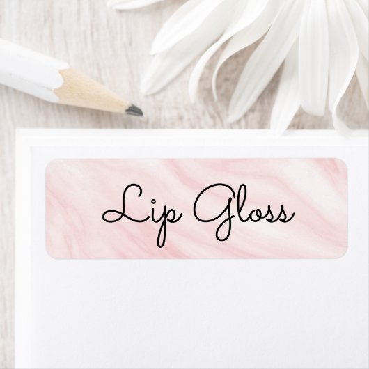 Étiquette Lipgloss (En situation)