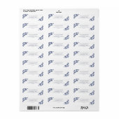 Étiquette Liquide encastré | MARIAGE (Feuille entière)