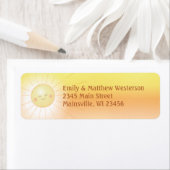 Étiquette Little Ray of Sunshine Baby shower (En situation)