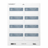 Étiquette Livraison du logo professionnel personnalisé (Feuille entière)