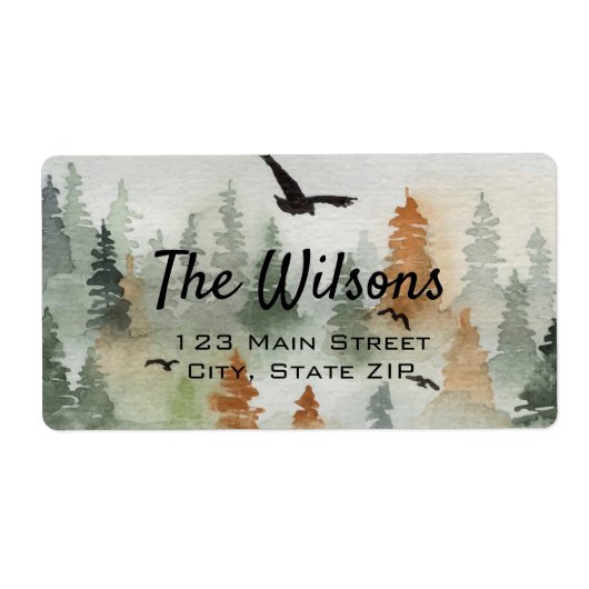 Étiquette Livraison forestière (Devant)