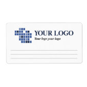 Étiquette Livraison simple avec votre logo (Devant)