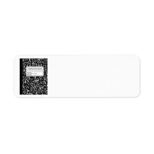 Étiquette Livre de composition/Étudiant-Enseignant (Devant)