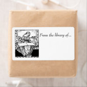Étiquette Livre étiquette~ De la bibliothèque de... Sirène m (En situation)